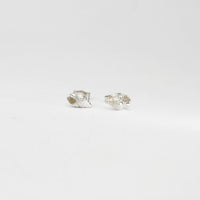 Large whelk silver studs by Kate Wimbush