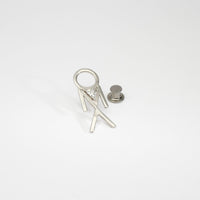 Last Chance: OMA Silver and cubic zirconia pin