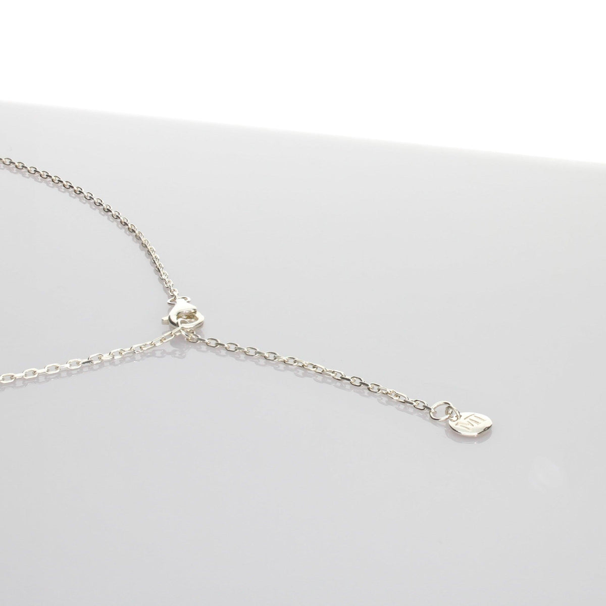 Linear: Long Silver Pendant - Mari Thomas Jewellery