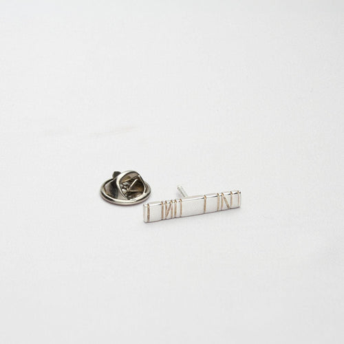 Linear: Silver Lapel / Tie Pin - Mari Thomas Jewellery