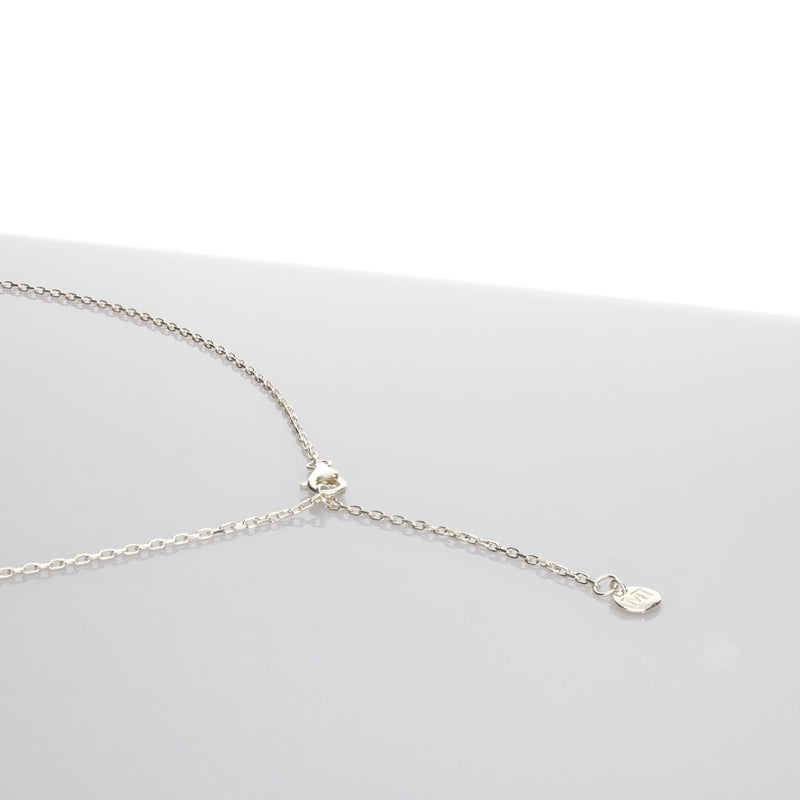 Linear: Triple Drop Silver Pendant - Mari Thomas Jewellery