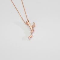 Glissando nell' oro: 9ct Rose Gold Medium Pendant