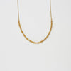 Mixed silver 22ct gold plated chain by Charlotte Reid
