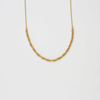 Mixed silver 22ct gold plated chain by Charlotte Reid