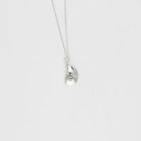 Mussel shell silver pendant by Kate Wimbush