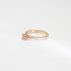 Opulence Rings: 18ct Rose Gold Morganite & Moissanite