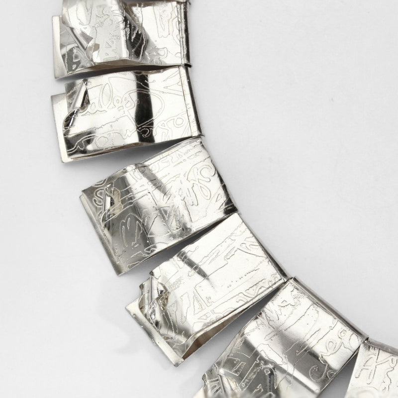 Pages Collection: Silver Statement Neckpiece