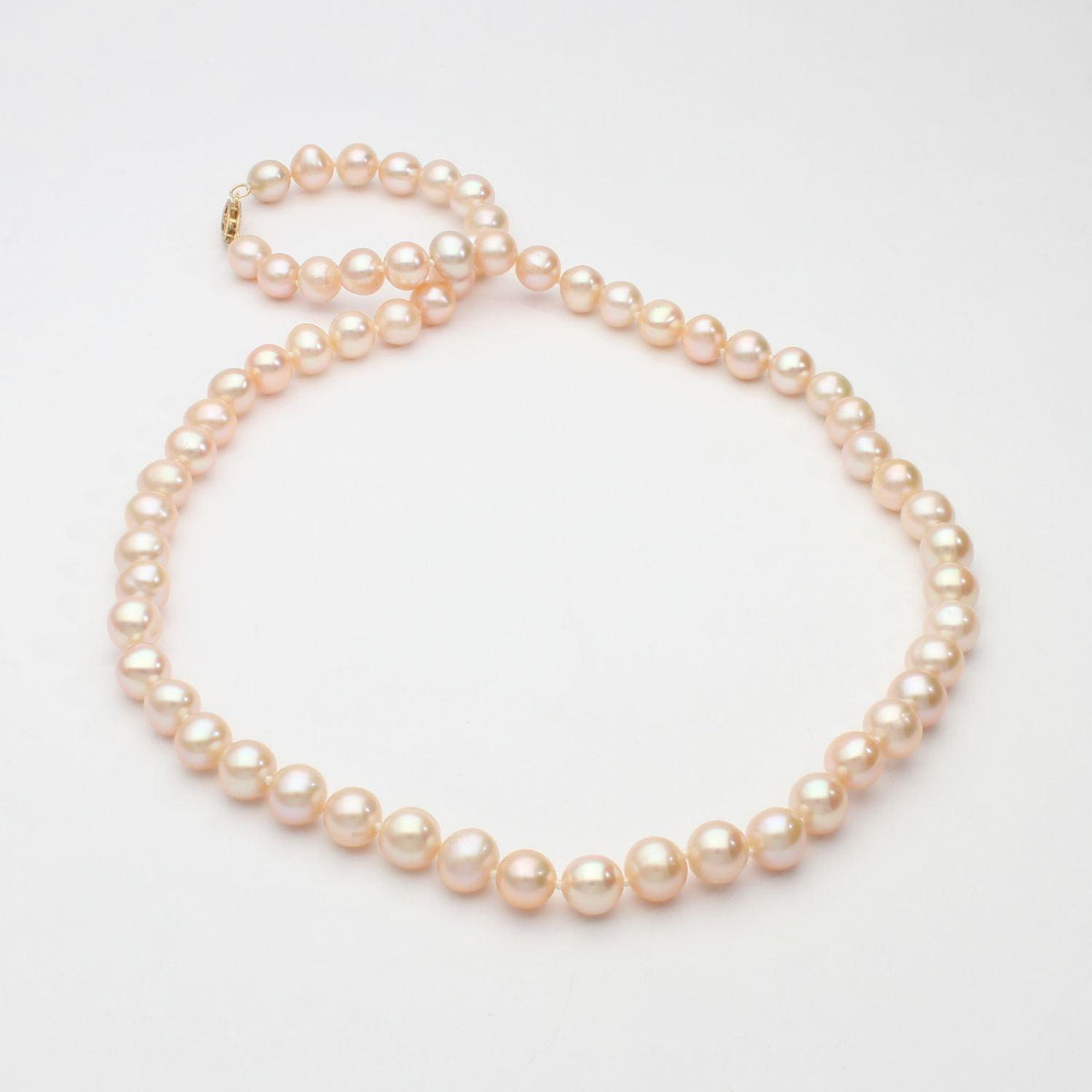 AAA 8.5-9MM Japanese Akoya Cultured Pearl Necklace 14K Gold Clasp AAA 8.5-9MM Japanese Akoya Cultured Pearl Necklace 14K Gold Clasp