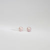 Pink 8mm round freshwater pearl stud earrings - Mari Thomas Jewellery