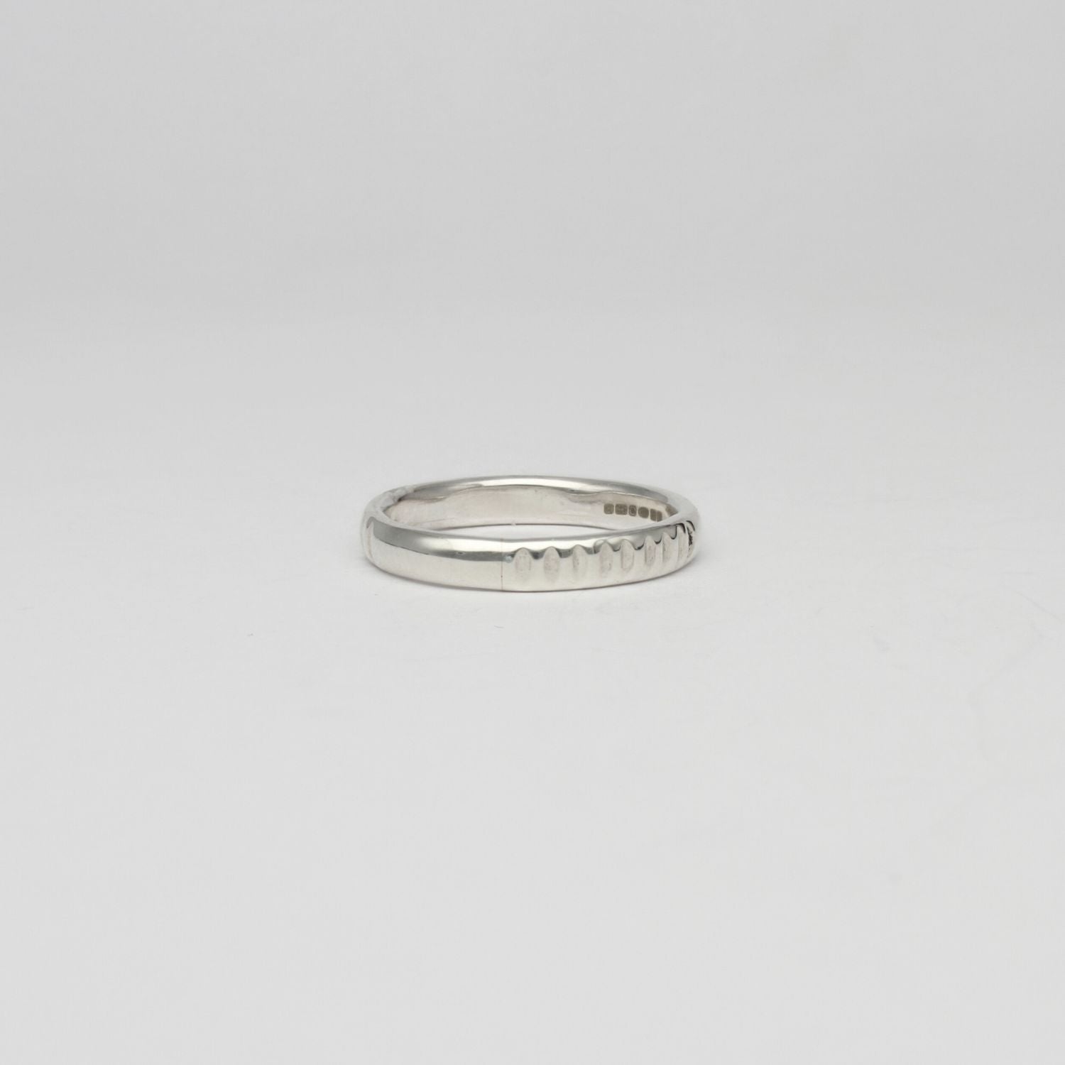 Sea oak medium silver ring by Karen Williams