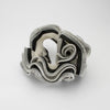 Ivory & black rose bracelet by Tammy Child