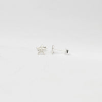 Small starfish silver studs by Kate Wimbush