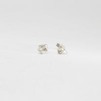 Small whelk silver studs by Kate Wimbush