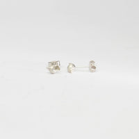 Small whelk silver studs by Kate Wimbush