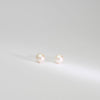 White 8mm round freshwater pearl stud earrings - Mari Thomas Jewellery